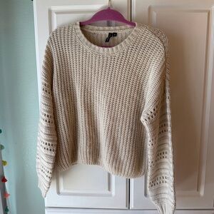moon & madison Cream Knit Sweater
